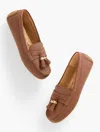 Talbots Arden Driving Loafers - Pebble Leather - Cognac - 10m  In Brown