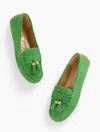 Talbots Arden Suede Driving Loafers - Dark Green Fern - 11m