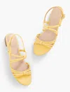 Talbots Aria Strappy Nappa Sandals - Cornsilk - 11m