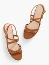 Talbots Aria Strappy Nappa Sandals - Havana Tan - 9m  In Havana Tan