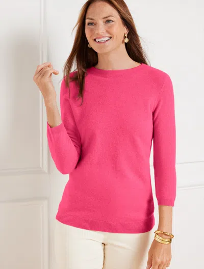 Talbots Audrey Cashmere Sweater - Pretty Pink - 3x
