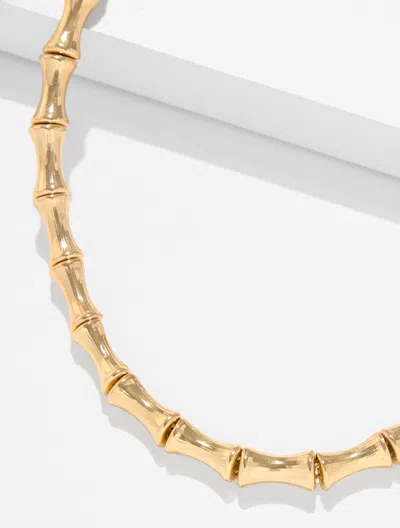Talbots Bamboo Texture Necklace - Gold - 001