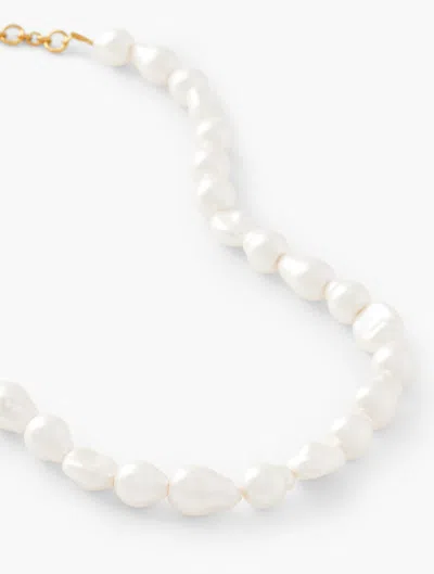 Talbots Baroque Pearl Necklace - Ivory Pearl/gold - 001  In Ivory Pearl,gold