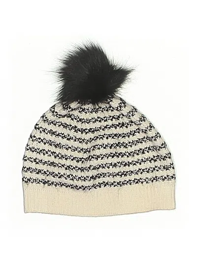 Pre-owned Talbots Beanie Hat In Ivory