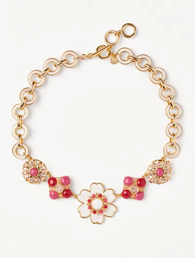 Talbots Beautiful Blooms Necklace - White/gold - 001  In White,gold