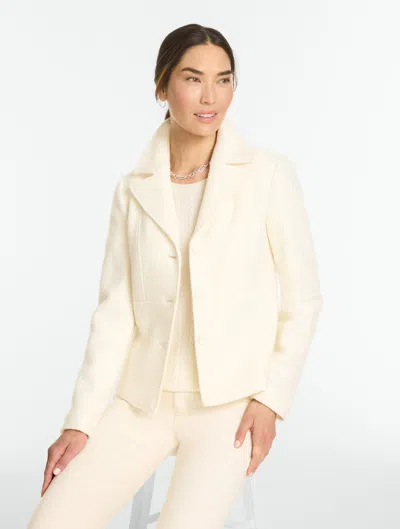 Talbots Berkshire Fitted Jacket - Ivory - 2