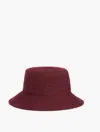Talbots Berkshire Wool Bucket Hat - Rich Burgundy - 001