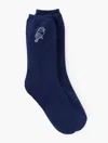 TALBOTS BIRD TROUSER SOCKS - INK - 001 TALBOTS
