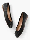 Talbots Blaine Soft Sole Nappa Ballet Flats - Black - 11m  In Black