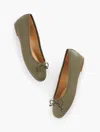 Talbots Blair Soft Nappa Ballet Flats - Burnt Olive - 11m