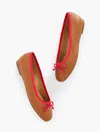 Talbots Blair Soft Nappa Ballet Flats - Havana Tan - 11m  In Havana Tan