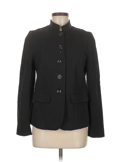 Pre-owned Talbots Blazer Jacket In Black