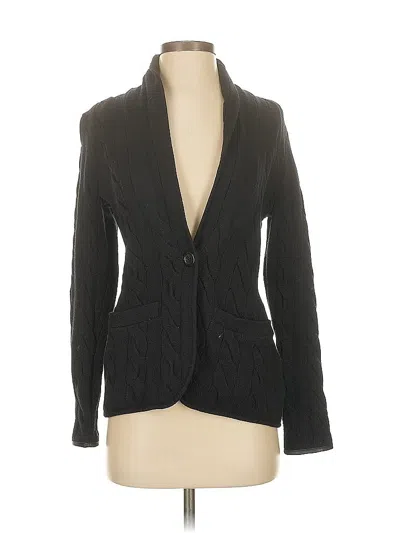 Pre-owned Talbots Blazer Jacket In Black