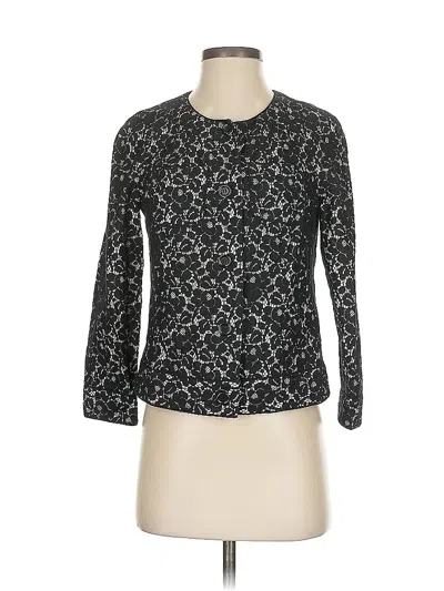 Pre-owned Talbots Blazer Jacket In Black