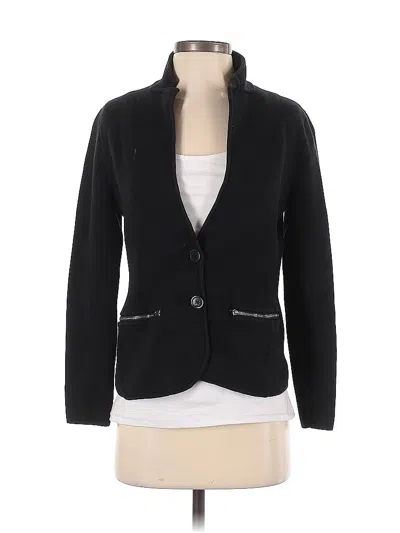 Pre-owned Talbots Blazer Jacket In Black