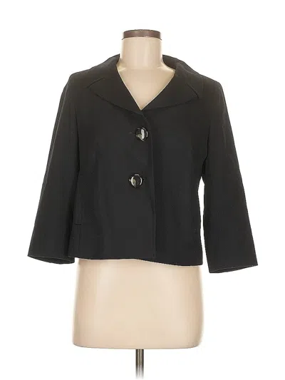 Pre-owned Talbots Blazer Jacket In Black