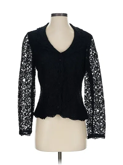 Pre-owned Talbots Blazer Jacket In Black