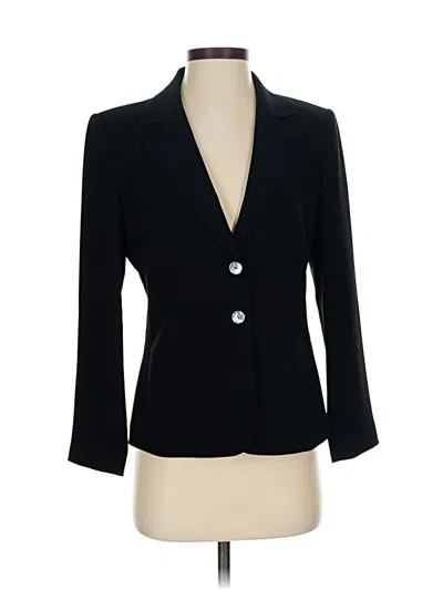 Pre-owned Talbots Blazer Jacket In Black