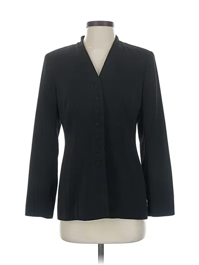 Pre-owned Talbots Blazer Jacket In Black
