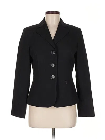Pre-owned Talbots Blazer Jacket In Black