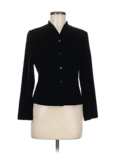 Pre-owned Talbots Blazer Jacket In Black