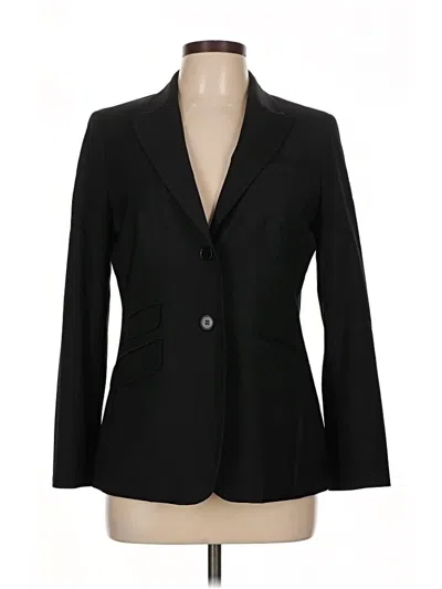 Pre-owned Talbots Blazer Jacket In Black