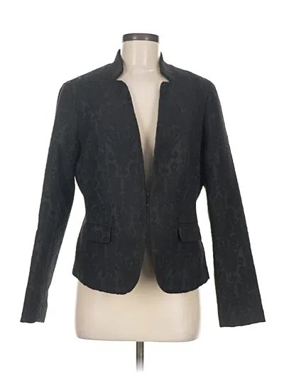 Pre-owned Talbots Blazer Jacket In Black