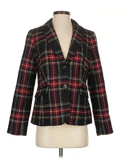 Pre-owned Talbots Blazer Jacket In Black