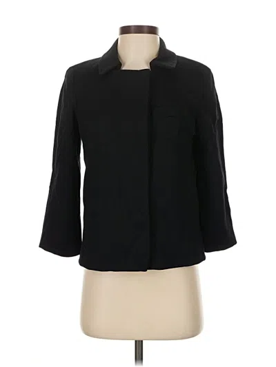 Pre-owned Talbots Blazer Jacket In Black