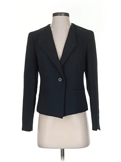 Pre-owned Talbots Blazer Jacket In Black