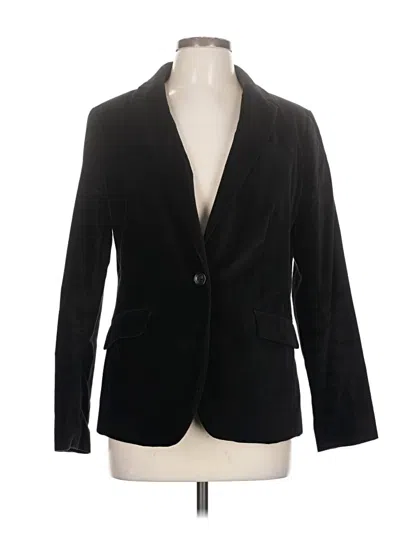 Pre-owned Talbots Blazer Jacket In Black