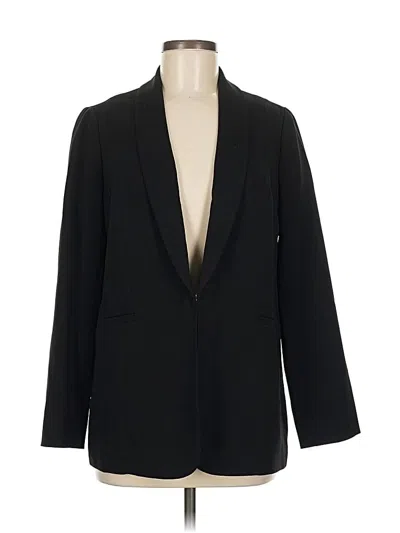 Pre-owned Talbots Blazer Jacket In Black