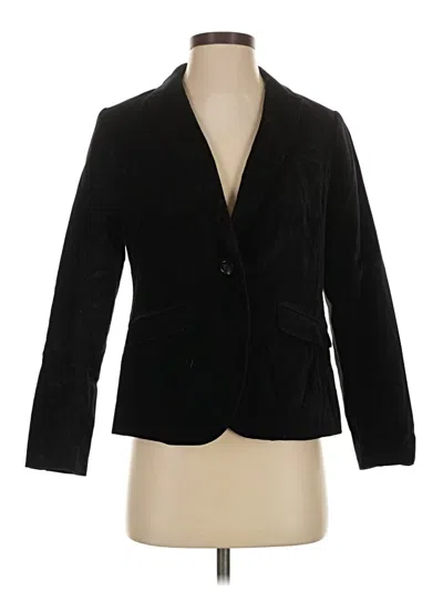 Pre-owned Talbots Blazer Jacket In Black