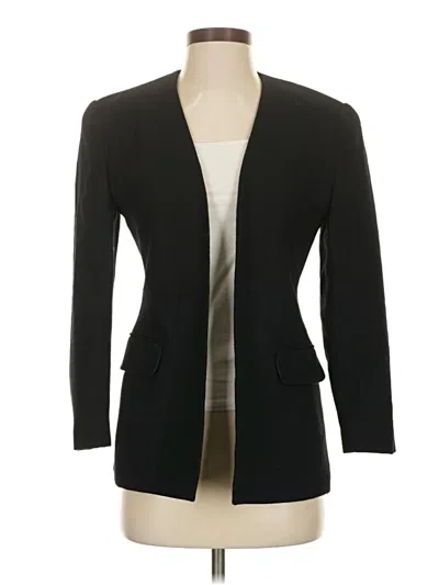 Pre-owned Talbots Blazer Jacket In Black