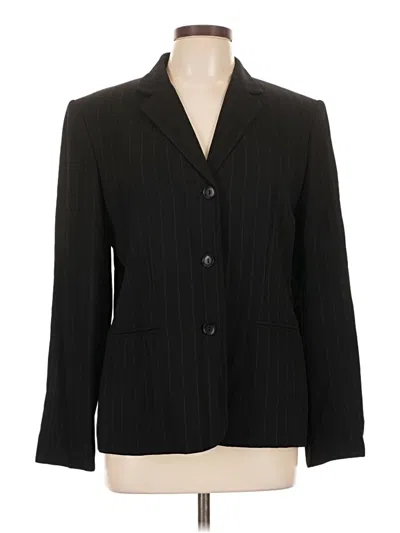 Pre-owned Talbots Blazer Jacket In Black