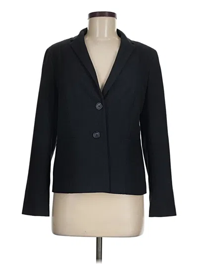 Pre-owned Talbots Blazer Jacket In Black