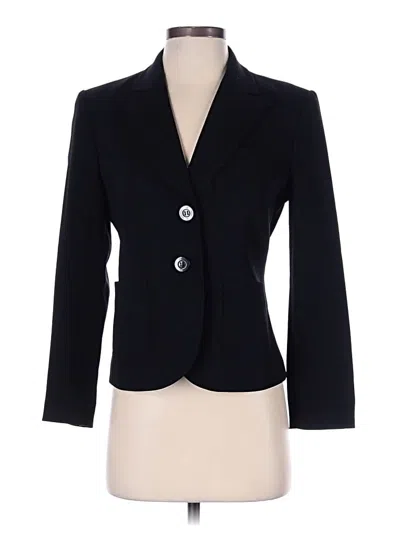 Pre-owned Talbots Blazer Jacket In Black