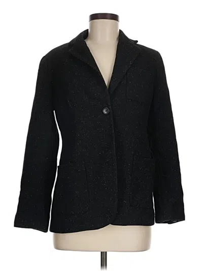 Pre-owned Talbots Blazer Jacket In Black