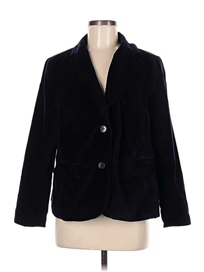 Pre-owned Talbots Blazer Jacket In Black