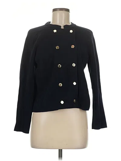 Pre-owned Talbots Blazer Jacket In Black