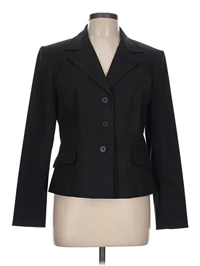 Pre-owned Talbots Blazer Jacket In Black