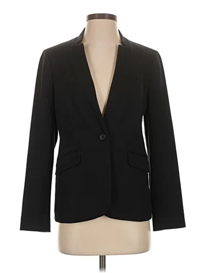 Pre-owned Talbots Blazer Jacket In Black