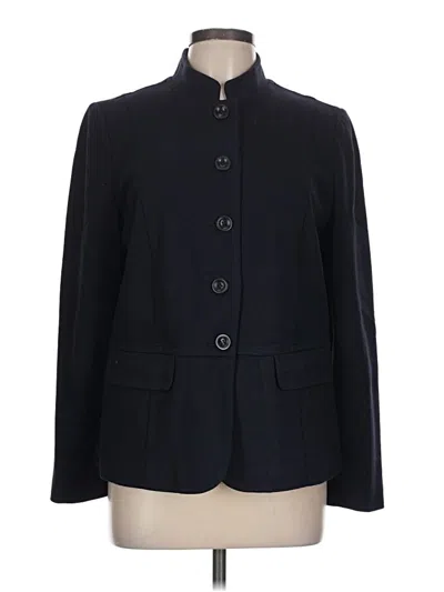 Pre-owned Talbots Blazer Jacket In Black