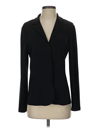 Pre-owned Talbots Blazer Jacket In Black