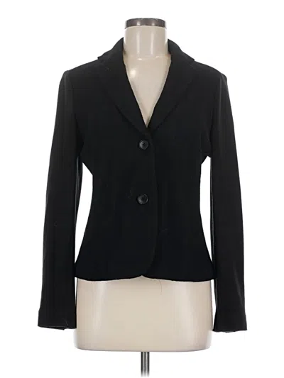 Pre-owned Talbots Blazer Jacket In Black