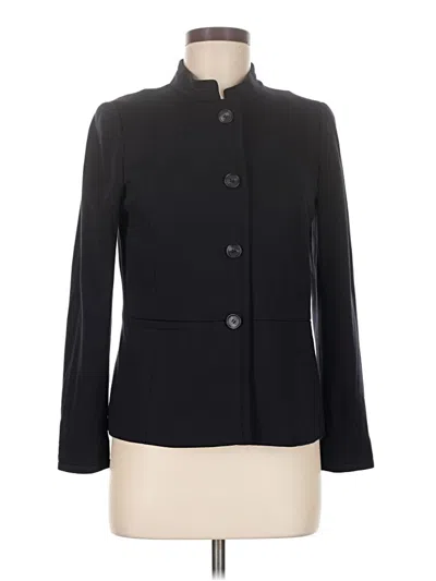 Pre-owned Talbots Blazer Jacket In Black