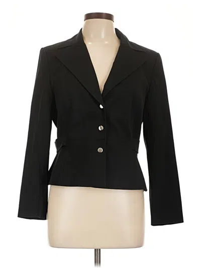 Pre-owned Talbots Blazer Jacket In Black