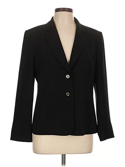 Pre-owned Talbots Blazer Jacket In Black