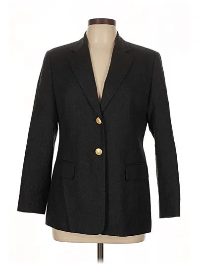 Pre-owned Talbots Blazer Jacket In Black