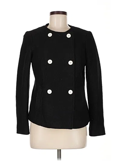 Pre-owned Talbots Blazer Jacket In Black